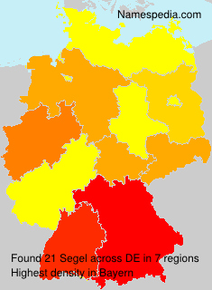 Surname Segel in Germany Surname Segel in Germany