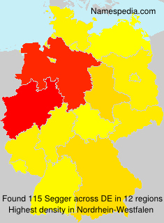 Surname Segger in Germany Surname Segger in Germany
