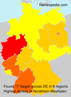 Surname Segiet in Germany Surname Segiet in Germany