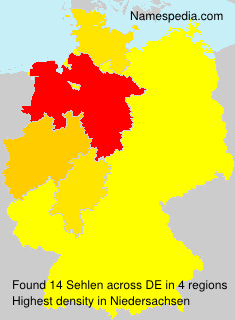 Surname Sehlen in Germany Surname Sehlen in Germany
