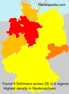Surname Sehlmann in Germany Surname Sehlmann in Germany