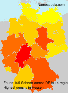 Surname Sehnert in Germany Surname Sehnert in Germany