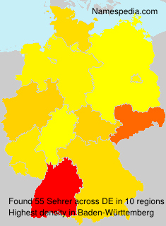 Surname Sehrer in Germany Surname Sehrer in Germany