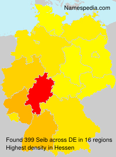 Surname Seib in Germany Surname Seib in Germany