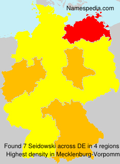 Surname Seidowski in Germany Surname Seidowski in Germany