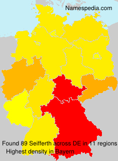 Surname Seifferth in Germany Surname Seifferth in Germany