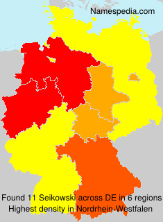 Surname Seikowski in Germany Surname Seikowski in Germany
