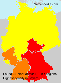 Surname Seiner in Germany Surname Seiner in Germany