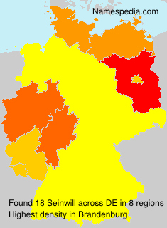 Surname Seinwill in Germany Surname Seinwill in Germany