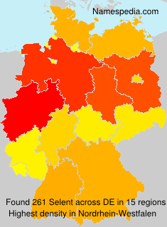 Surname Selent in Germany Surname Selent in Germany