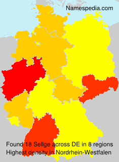 Surname Sellge in Germany Surname Sellge in Germany