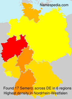 Surname Semerci in Germany Surname Semerci in Germany