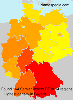 Surname Semler in Germany Surname Semler in Germany