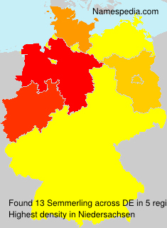 Surname Semmerling in Germany Surname Semmerling in Germany