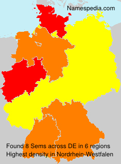 Surname Sems in Germany Surname Sems in Germany