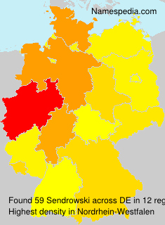 Surname Sendrowski in Germany Surname Sendrowski in Germany