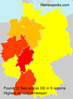 Surname Seo in Germany Surname Seo in Germany