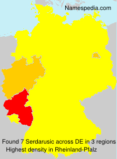 Surname Serdarusic in Germany Surname Serdarusic in Germany