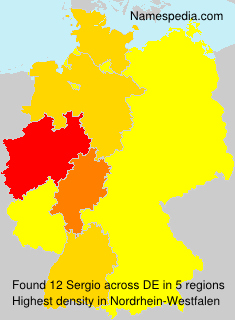 Surname Sergio in Germany Surname Sergio in Germany