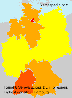 Surname Serova in Germany Surname Serova in Germany