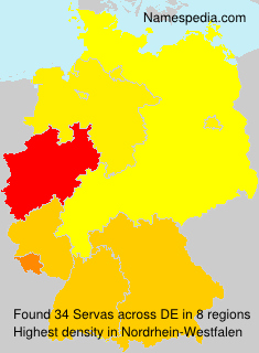 Surname Servas in Germany Surname Servas in Germany