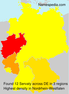 Surname Servaty in Germany Surname Servaty in Germany