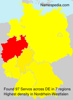 Surname Servos in Germany Surname Servos in Germany