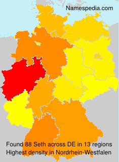 Surname Seth in Germany Surname Seth in Germany