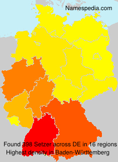 Surname Setzer in Germany Surname Setzer in Germany