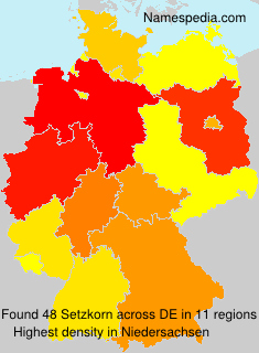 Surname Setzkorn in Germany Surname Setzkorn in Germany