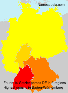 Surname Setzler in Germany Surname Setzler in Germany