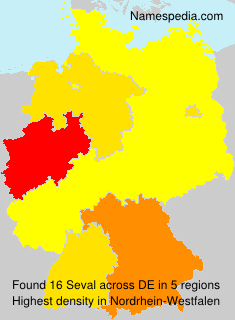 Surname Seval in Germany Surname Seval in Germany