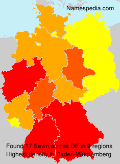 Surname Sevin in Germany Surname Sevin in Germany