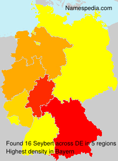 Surname Seybert in Germany Surname Seybert in Germany