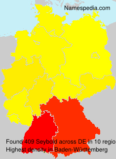 Surname Seybold in Germany Surname Seybold in Germany