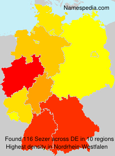 Surname Sezer in Germany Surname Sezer in Germany