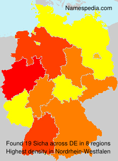 Surname Sicha in Germany Surname Sicha in Germany