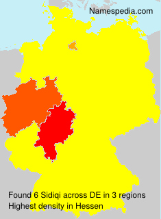 Surname Sidiqi in Germany Surname Sidiqi in Germany