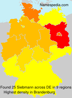 Surname Siebmann in Germany Surname Siebmann in Germany