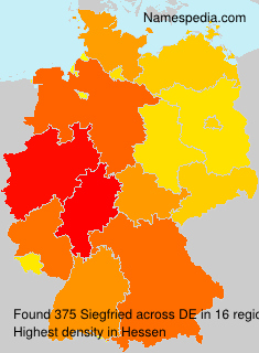 Surname Siegfried in Germany Surname Siegfried in Germany