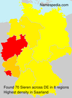 Surname Sieren in Germany Surname Sieren in Germany