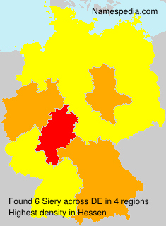 Surname Siery in Germany Surname Siery in Germany