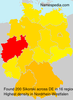 Surname Sikorski in Germany Surname Sikorski in Germany