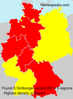 Surname Simburger in Germany Surname Simburger in Germany