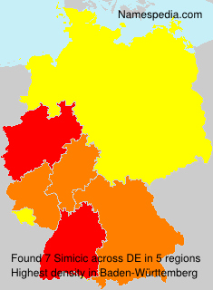 Surname Simicic in Germany Surname Simicic in Germany
