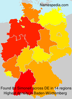 Surname Simoneit in Germany Surname Simoneit in Germany