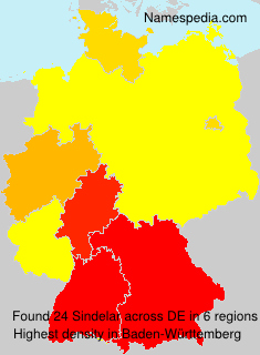 Surname Sindelar in Germany Surname Sindelar in Germany
