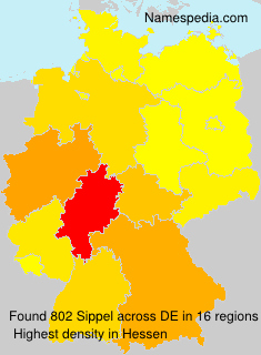 Surname Sippel in Germany Surname Sippel in Germany