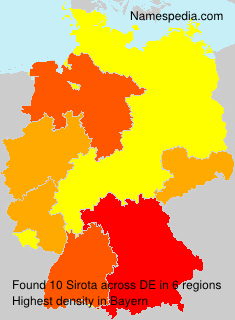 Surname Sirota in Germany Surname Sirota in Germany