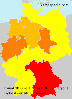 Surname Sivers in Germany Surname Sivers in Germany